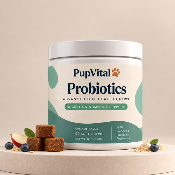 PupVital Probiotics for Dogs: Gut Health Chews