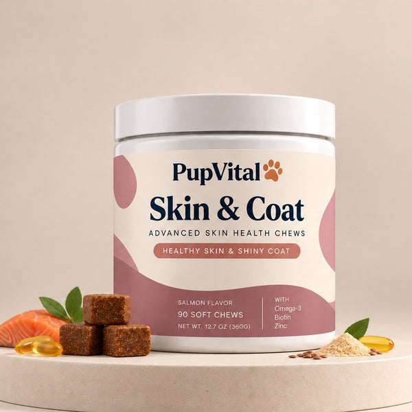 PupVital Skin & Coat for Dogs: Salmon Chews